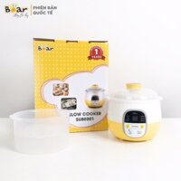 ( CHÍNH HÃNG) NỒI NẤU CHÁO CHẬM KÈM KHAY HẤP CÁCH THUỶ BEAR