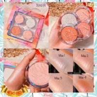 [ CHÍNH HÃNG ] Phấn Má Hồng Nhũ Bắt Sáng Kiss Beauty GLOW CHeek [ GIÁ RẺ SỐ 1 ]