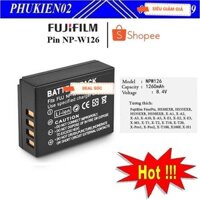 [ Chính hãng ] Pin máy ảnh Fujifilm NP-W126 Tương thích :Fujifilm FinePix, HS30EXR, HS33EXR, HS35EXR, HS50EXR, X-A1,...
