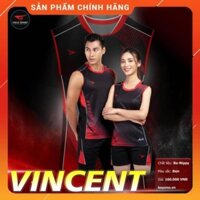 [ Chính Hãng ] Quần Áo Bóng Chuyền Sát Nách Beyono Vincent Nam Nữ - Đen  ་  ྇  ྇ ་