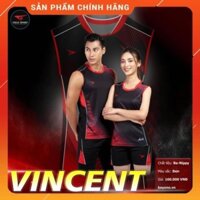 [ Chính Hãng ] Quần Áo Bóng Chuyền Sát Nách Beyono Vincent Nam Nữ - Đen ་  ྇  ྇ ་