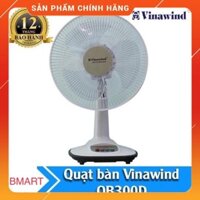 ⚡ [Chính hãng] Quạt bàn Điện cơ thống nhất Vinawind QB300-Đ sải cánh 300cm, Bảo hành 12 tháng