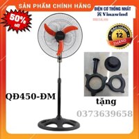 [ CHÍNH HÃNG ] Quạt Cây Đứng Công Nghiệp Vinawind QĐ450-ĐM-Sải Cánh 450cm-50W-Đế Tròn -Quạt Chắc Chắn -Khỏe-Bền-Bh 12T