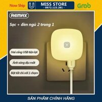 [ Chính hãng] Remax RT - E515 củ sạc kiêm đèn ngủ 2 trong 1 tiện lợi