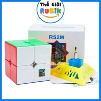 ✅ [Chính Hãng] Rubik 2x2 MoYu RS2M 2020 Có Sẵn Nam Châm Cao Cấp. Khối Lập Phương Rubic 2 Tầng 2x2x2. Đồ Chơi Thông Minh|