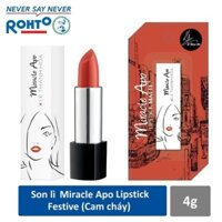 ✅ (CHÍNH HÃNG) Son lì Miracle Apo Lipstick Matte x Lê Thanh Hòa 4g