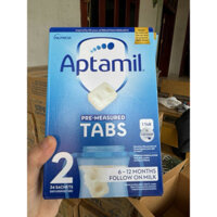 [ chính hãng] SỮA APTAMIL ANH DẠNG THANH SỐ 2 ( hộp 24 thanh)