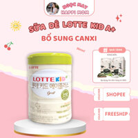 [ CHÍNH HÃNG ] Sữa Dê Lotte Kid A+ Phát Triển Chiều Cao, Bổ Sung Canxi, Ổn Định Hệ Tiêu Hóa 760g - Ngọc May Happi Mom