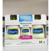 [ CHÍNH HÃNG ] Sữa dưỡng ẩm toàn thân Cetaphil Moisturizing Lotion 2x 591ml + 118ml