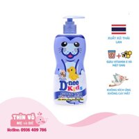 [ CHÍNH HÃNG ] Sữa Tắm Gội Cho Bé Dnee Kid Bubble Bath hình thú Thái Lan 400ml - Màu Tím