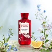 ( CHÍNH HÃNG ) Sữa Tắm Lưu Hương Mịn Da Japanese Cherry Blossom Shower Gel Bath & Body Works 295ml