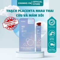 [ Chính Hãng ]Thạch Placenta Nhau Thai Cừu Và Mâm Xôi CHUNHO NCARE, bổ sung collagen, giảm rụng tóc, Hộp lớn 15 thanh, 2