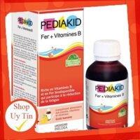 [ CHÍNH HÃNG ] Thực Phẩm Bổ sung Sắt & Vitamin Nhóm B Cho Bé Pediakid Fer & Vitamin B 125ml