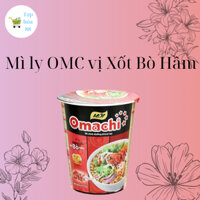 [ Chính Hãng ] Thùng 24 ly mì ăn liền Omachi hương vị Xốt bò hầm