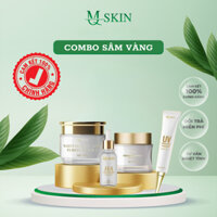 [ CHÍNH HÃNG ] Trọn Bộ 4 Món Kem Face, Serum, Kem Cao Ná.m MQ SKIN Sâm Vàng - Bảo Vệ Da Toàn Diện