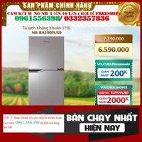* [CHÍNH HÃNG] Tủ lạnh Panasonic Kháng Khuẩn 170L NR-BA190PUS9 - Bộ Cảm biến EconavI **
