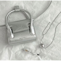 [ CHÍNH HÃNG ] Túi mini Find Kapoor Marty size 12 Silver