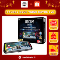 [ CHÍNH HÃNG ] Utour C3M - Camera Hành Trình Gương AI Trước Sau 12 Tính Năng Adas An Toàn