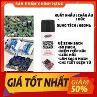 ( Chính Hãng )Vệ Sinh BO MẠCH ĐIỆN-CLEARN CONTACTER 650ML - VỆ SINH TIẾP ĐIỂM tiêu chuẩn châu âu
