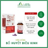 ✅ (Chính hãng) Viên uống BỔ HUYẾT ĐIỀU KINH - BỒI BỔ KHÍ HUYẾT - ĐIỀU HÒA KINH NGUYỆT (Hộp 30 viên)