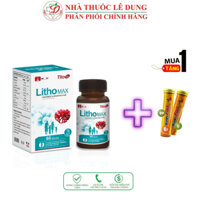✅ [Chính Hãng] Viên uống LithoMax Titofa - Bổ sung canxi hữu cơ từ tảo biển đỏ (Lọ 60 viên) Tặng ngay 1 sủi Savi Plus