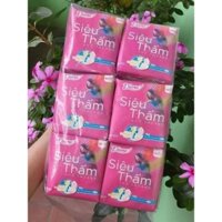 ( chính hãng)Lốc 6 gói bvs Diana siêu thấm gói 8 miếng không cánh
