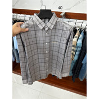 [ Chống nhăn ] áo sơ mi tay dài pierre cardin slim kẻ caro