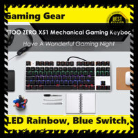 [ CHỐT SALE ] Bàn Phím Cơ Zero E-Sports Gaming Gear: Đối Tác Tin Cậy Cho Mọi Game Thủ - LED Rainbow, Blue Switch