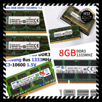 [ CHỐT SALE ] Ram Laptop DDR3 Kingston / Samsung 8GB Bus 1333MHz PC3-10600 1.5V Chính Hãng Dùng Cho Máy Tính Xách Tay cá