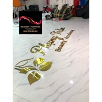 ( CHỮ DÁN TƯỜNG ) [BỘ CHỮ DÁN NỔI] Dễ dàng tự dán [có thể thay đổi chữ theo yêu cầu ]