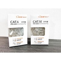 ✅ CNCOB Hạt Mạng 8 lõi CAT 5E / CAT6  - Gigabit rj45 - hàng tốt