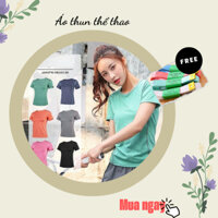 [ Có ảnh thật] Áo thun thể thao nữ, áo thun chất co giãn A017