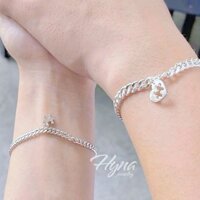 ( Có bán lẻ ) Vòng bạc Hyna cặp đôi nam nữ ( Không kèm charm)