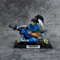 ( Có chân đế ) Mô Hình Tướng YASUO, Kiếm khách Hasagi Bộ sưu tập tướng liên minh huyền thoại chất liệu nhựa PVC