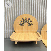 ( Có Đèn Led ) Bàn Thờ Treo Tường Hoa Sen Nhọn + Sản phẩm tự lắp ráp