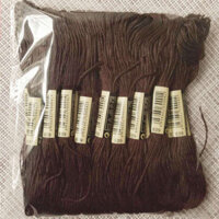 🔥 có hàng sẵn 🔥 dây thêu đồ thủ công chỉ may công nghiệp đồ diy tự làm Chỉ thêu màu chỉ thêu cotton polyester Quần áo thêu tay ✸Sợi số 839 1 gói 10 thêu chéo sinh thái sợi bông polyester cotton may tay ren thêu 1 8 mét 6 sợi♤