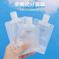 🔥 có hàng sẵn 🔥 Túi đựng kem dưỡng da du lịch Có thể tái sử dụng Chai đựng đồ vệ sinh cá nhân dùng một lần Bao bì du lịch di động Hộp đựng mỹ phẩm dầu gội chống rò rỉ Túi đựng kem dưỡng da dạng lỏng ♔Túi Chia Mỹ Phẩm Dầu Gội Và Xà Phòng Cơ Thể Túi Bảo Q