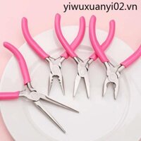 · · Cờ n ng g n 🏻 y · Kìm công cụ chống gỉ có tay cầm lấp lánh được nâng cấp diy Trang sức cuộn dây làm bằng tay Kìm mũi kim mũi tròn Cur