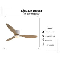 [ CỔ NGẮN 17cm - SALE GIÁ RẺ ] Quạt trần cổ ngắn dành cho trần nhà thấp - quạt trần chung cư hiện có điều khiển từ xa