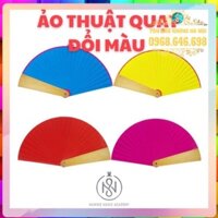 ( CÓ SẴN ) Đồ Ảo Thuật - Quạt giấy đổi màu