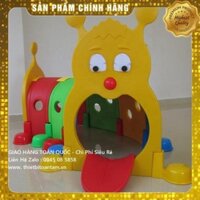 ( có sẳn )  Hầm chui con sâu màu sắc nhiều màu chất liệu nhựa nhập khẩu