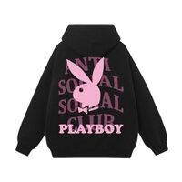 [ có sẵn ] Hoodie anti social social club playboy