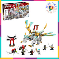 [ Có Tách Set ]  Mô Hình Lắp Ráp Ninjago NINJA CITY 7106 67003 71786 Rồng Băng Của Zane | 973 Mảnh Ghép