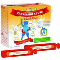 [ có tặng quà- chính hãng ] Canxi nano k2 usa khánh nhật bổ sung canxi,k2 cho bé hộp 20 ống