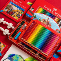 🔥 có thể xóa được 🔥 bộ màu chì bút chì màu có hàng sẵn màu chì trẻ em Học Sinh ☞Đức Faber 48 Màu Hòa Tan Trong Nước Màu Chì 24 Màu 36 Màu 60 Màu 72 Màu Honghui Bojia Màu Bút Chì Sắt