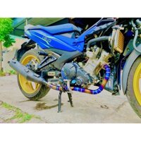 [ Cổ titanium fom dáng dài lắp cho pô zin exciter 150 ]