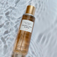 [𝗕𝗶𝗹𝗹.𝗨𝗦🇺🇸] COCONUT MILK ROSE - NATURAL Body mist Victoria’s Secret - Xịt thơm cơ thể