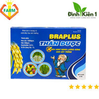 ( combo 1 hộp 25 gói ) BRAPLUS THẦN DƯỢC gói 10gram CHÍNH HÃNG IFARM - Chồi mập , ra rễ mạnh , vô gạo nha