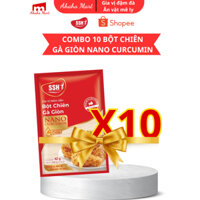 [ COMBO 10] Combo 10 Gia Vị Nêm Sẵn Bột Chiên Gà Giòn Nano Curcumin