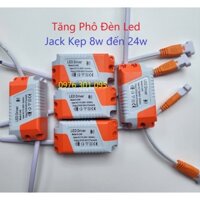 [ COMBO 10 ] Tăng Phô Jack Kẹp và Jack Tròn 8w-24w cho đèn led